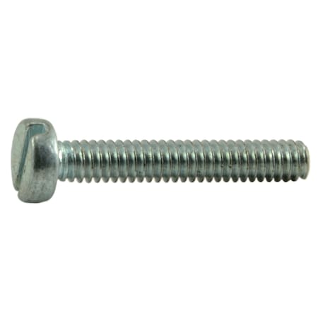 Midwest Fastener M2-0.40 x 12 mm Slotted Pan Machine Screw, Zinc Plated Steel, 20 PK 66947